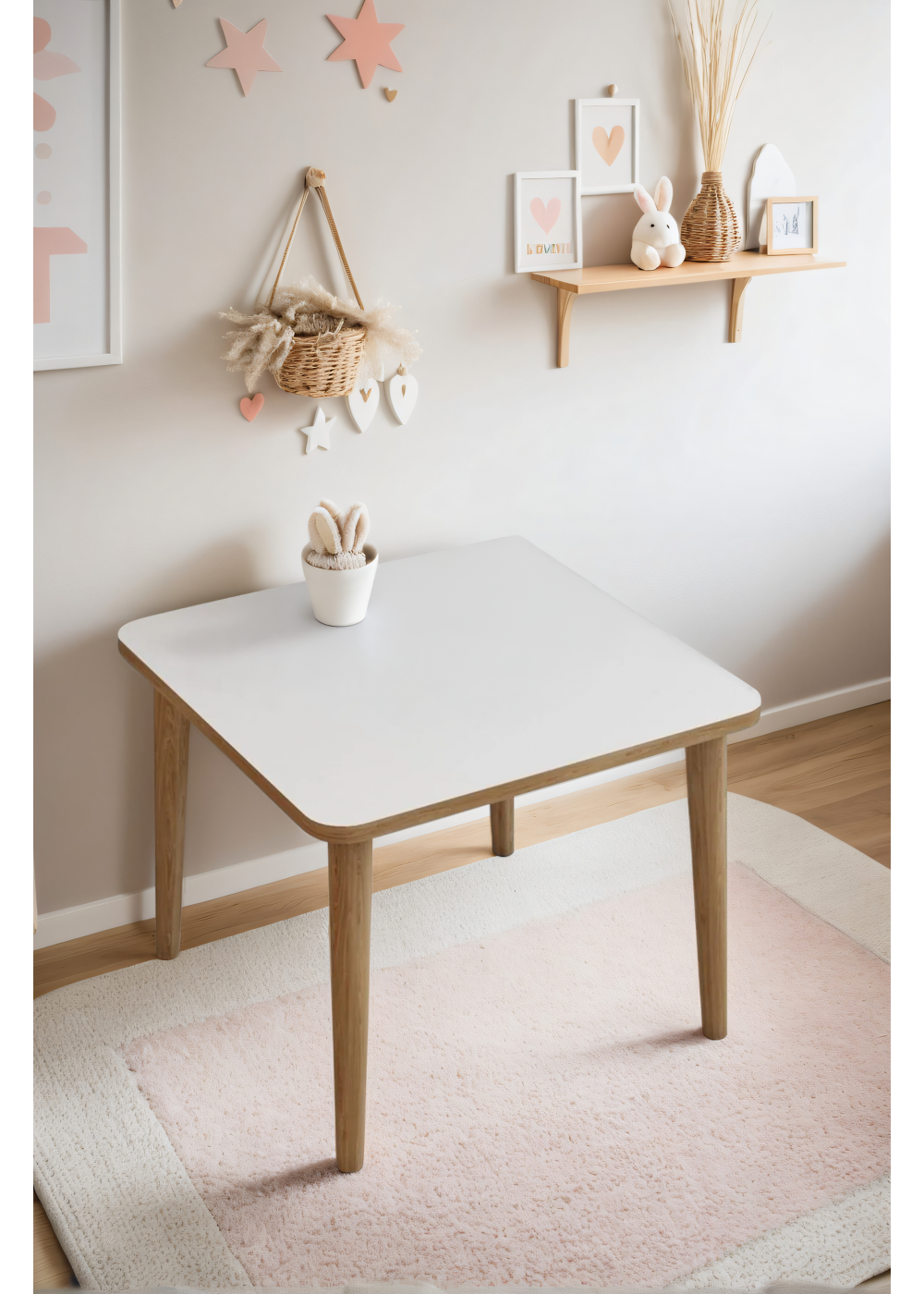 Yaz Sil Yüzeyli Çocuk Aktivite Masa ve Sandalyesi - 1 Masa 2 Sandalye