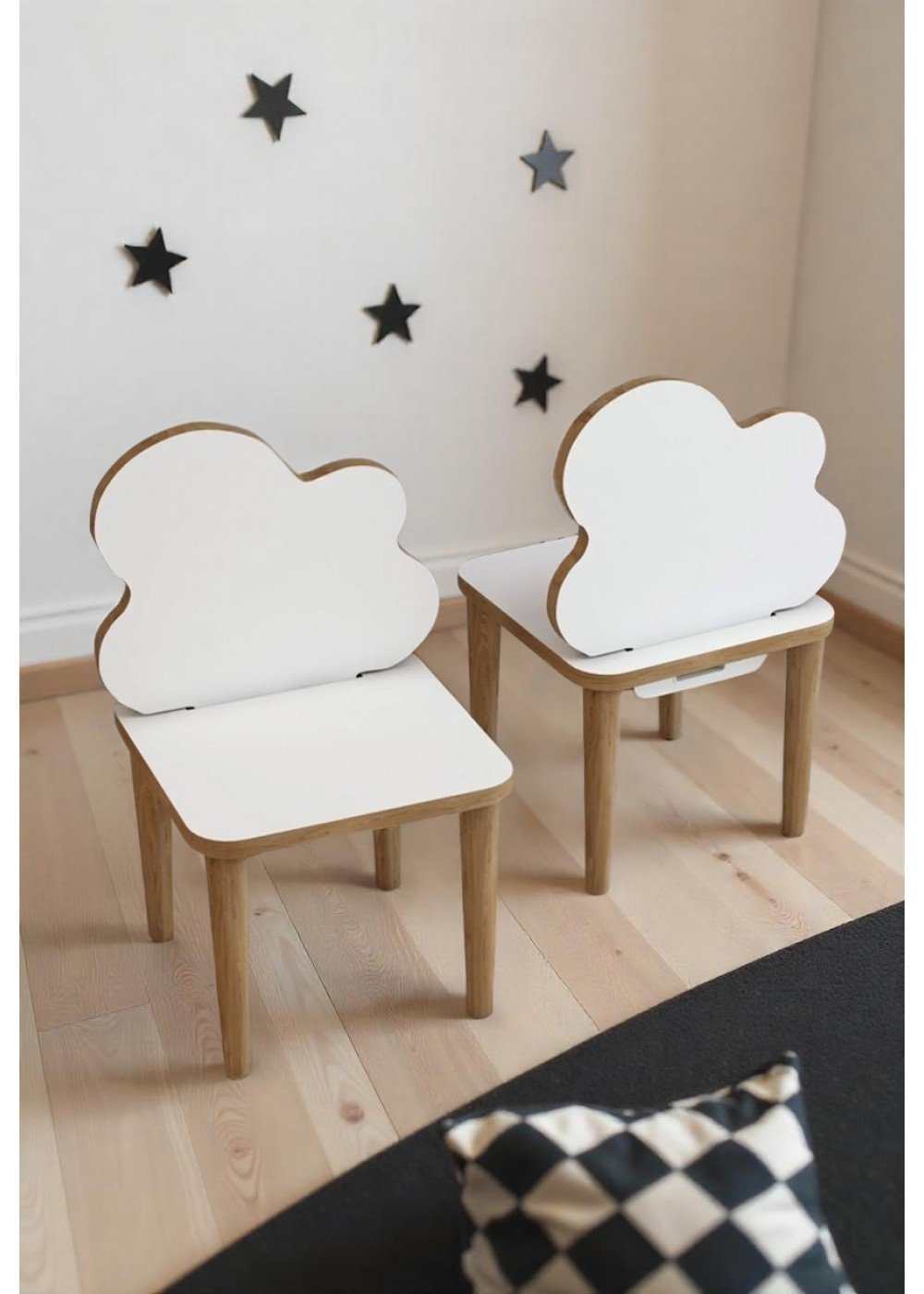 Yaz Sil Yüzeyli Çocuk Aktivite Masa ve Sandalyesi - 1 Masa 2 Sandalye