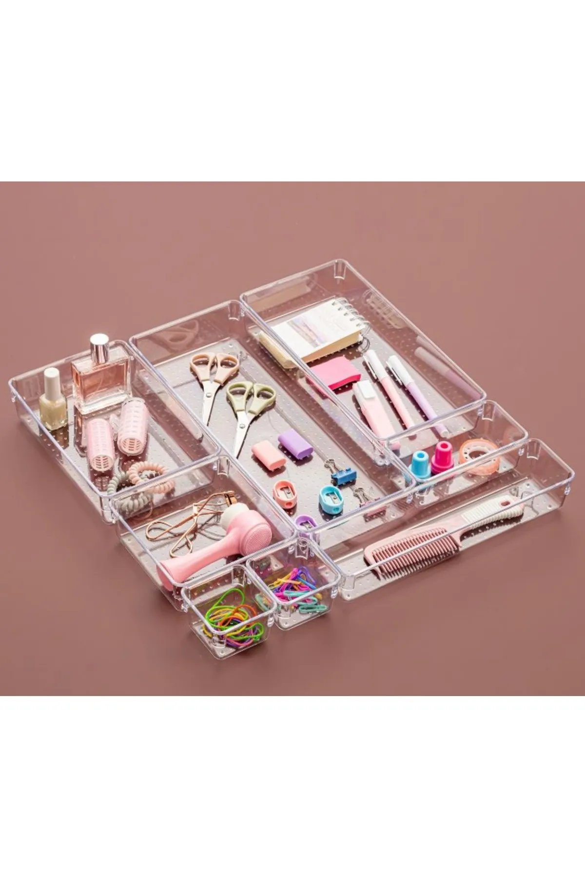 Çekmece Içi Düzenleyici, Makyaj Takı Düzenleyici - Ofis Masaüstü Düzenleyici 7,5 Cm Çekmece Içi Düzenleyici, Makyaj Takı Düzenleyici - Ofis Masaüstü Düzenleyici 7,5 Cm