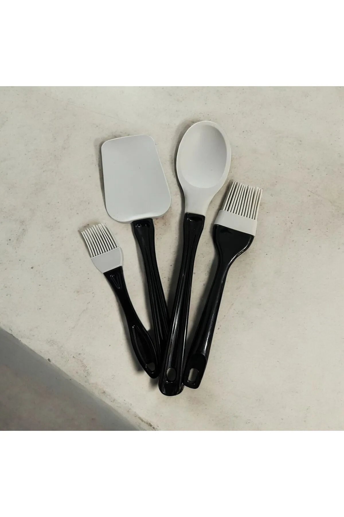 4 lü Silikon Kaşık ve Spatula Seti 4 lü Silikon Kaşık ve Spatula Seti