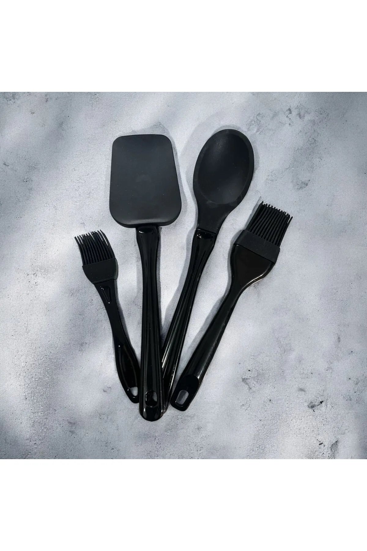 4 lü Silikon Kaşık ve Spatula Seti 4 lü Silikon Kaşık ve Spatula Seti