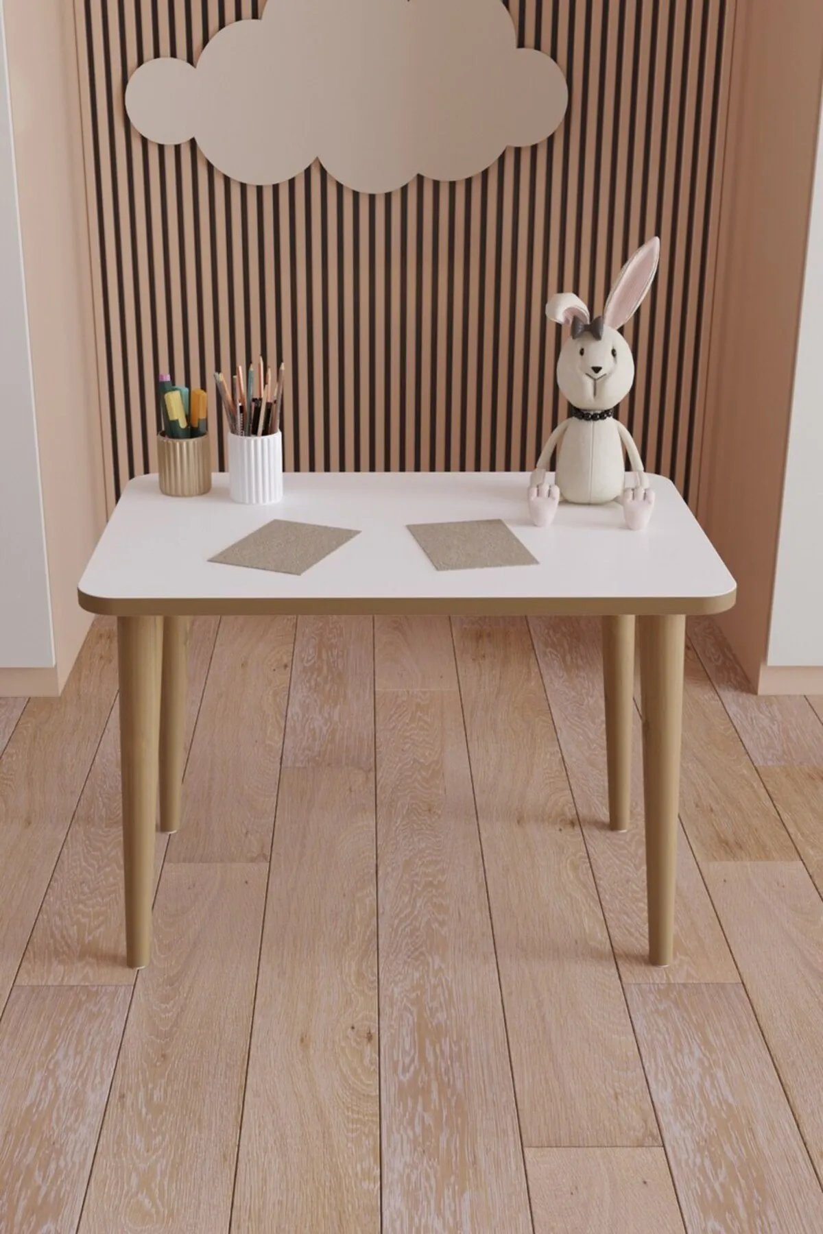 Çocuk Gelişim Oyun Aktivite Masası Çocuk Etkinlik Masası Silinebilir