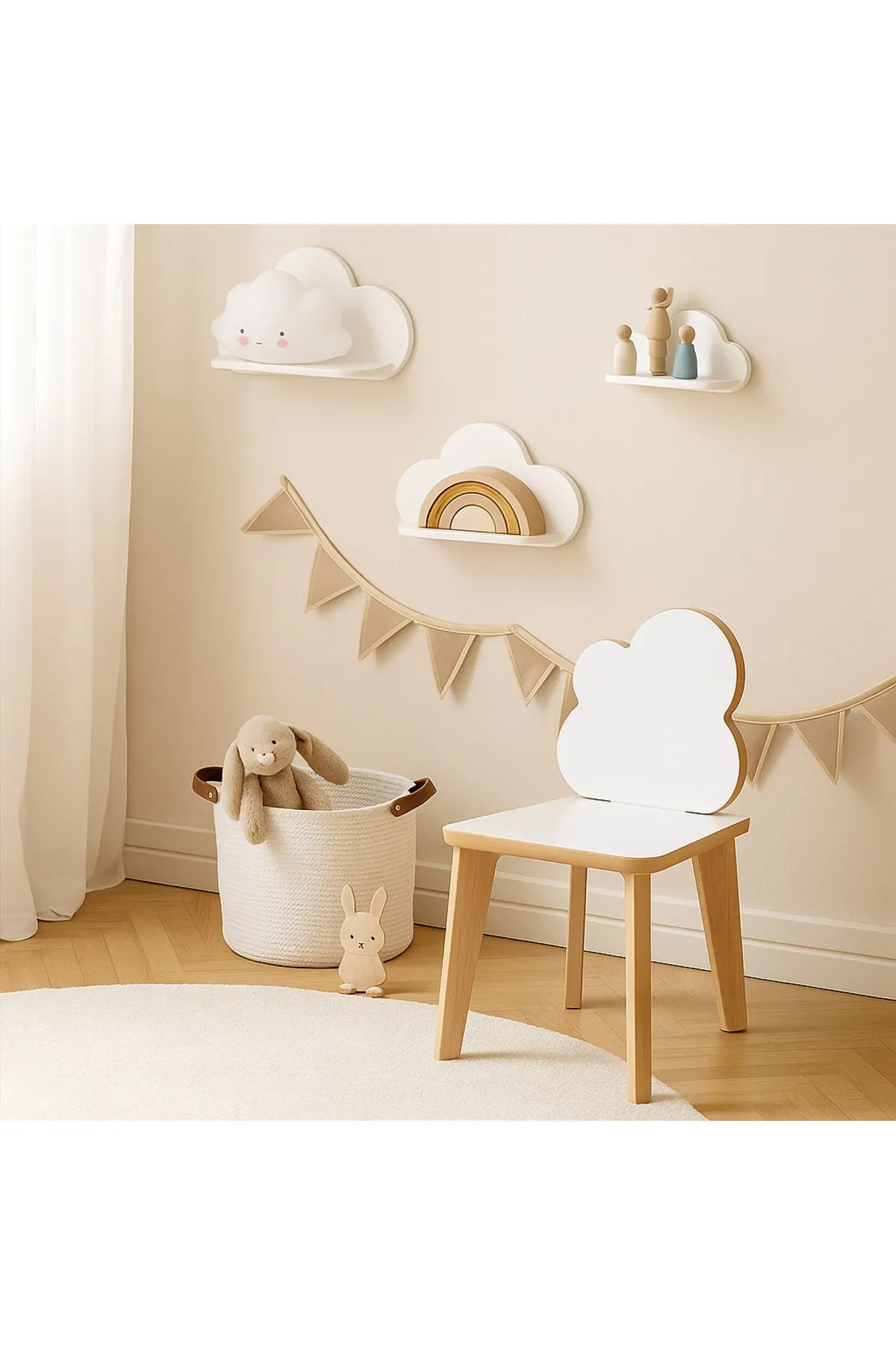 Çocuk Aktivite Sandalyesi - Bulut Sandalye Çocuk Aktivite Sandalyesi - Bulut Sandalye