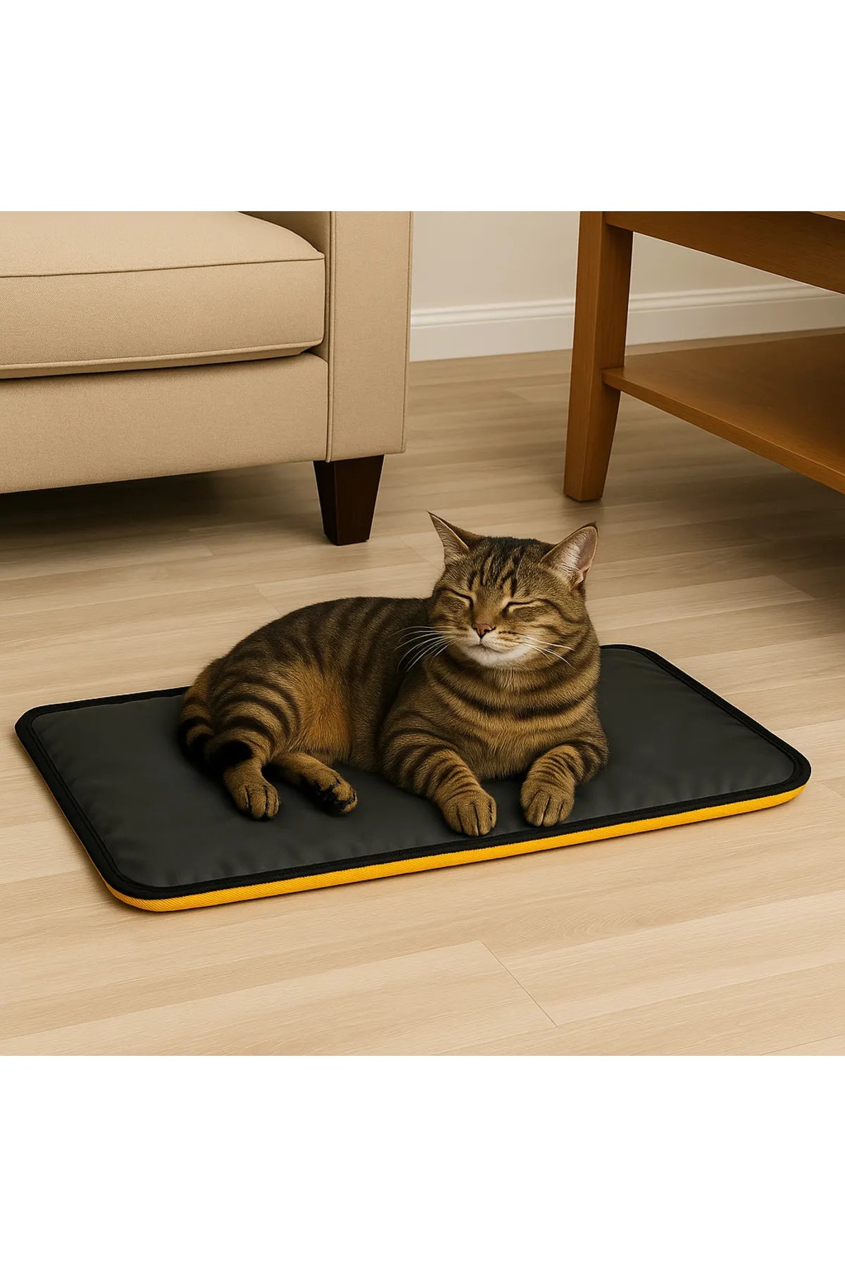 4 Mevsim Konfor Matı (65X40 CM) -Sıcak ve Soguk Kullanımda Uygundur - Sarı Kordonlu 4 Mevsim Konfor Matı (65X40 CM) -Sıcak ve Soguk Kullanımda Uygundur - Sarı Kordonlu