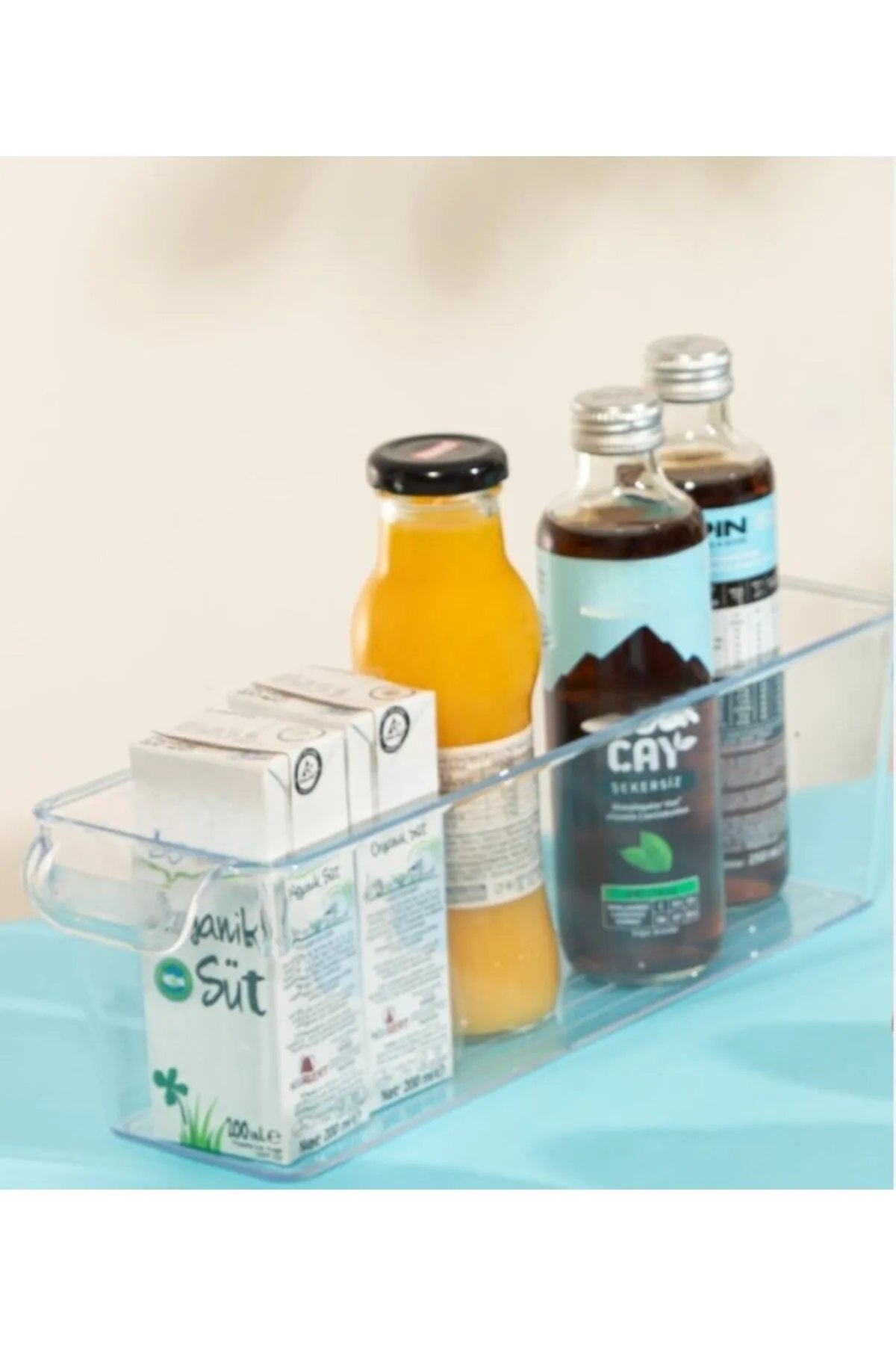 Şeffaf Buzdolabı İçi Düzenleyici - Dolap İçi Sebze Meyve Düzenleyici Kutu Organizer 100 x 325 x 100 Şeffaf Buzdolabı İçi Düzenleyici - Dolap İçi Sebze Meyve Düzenleyici Kutu Organizer 100 x 325 x 100