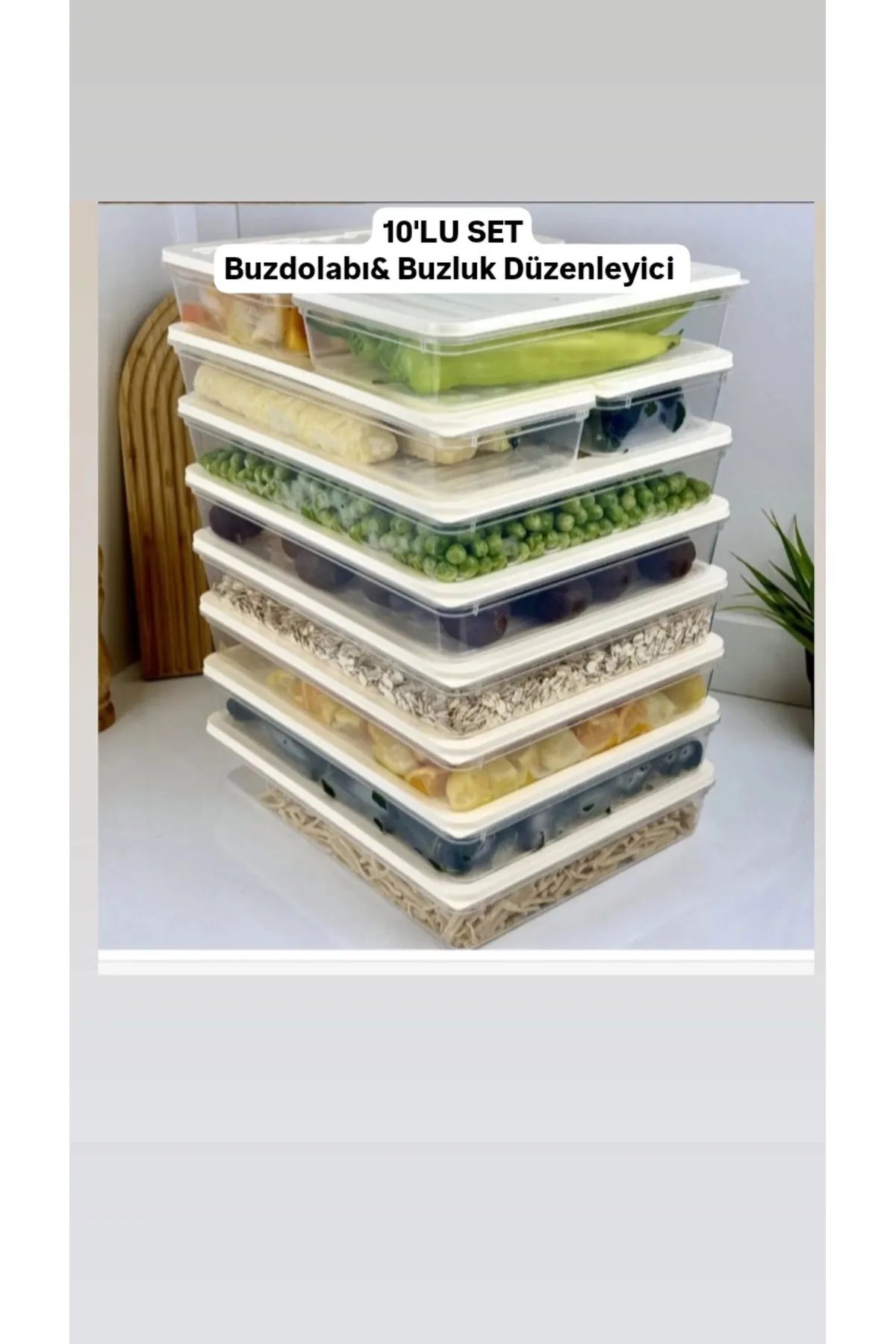 Buzdolabı düzenleyici buzluk saklama kabı mikrodalga kabı Buzdolabı düzenleyici buzluk saklama kabı mikrodalga kabı