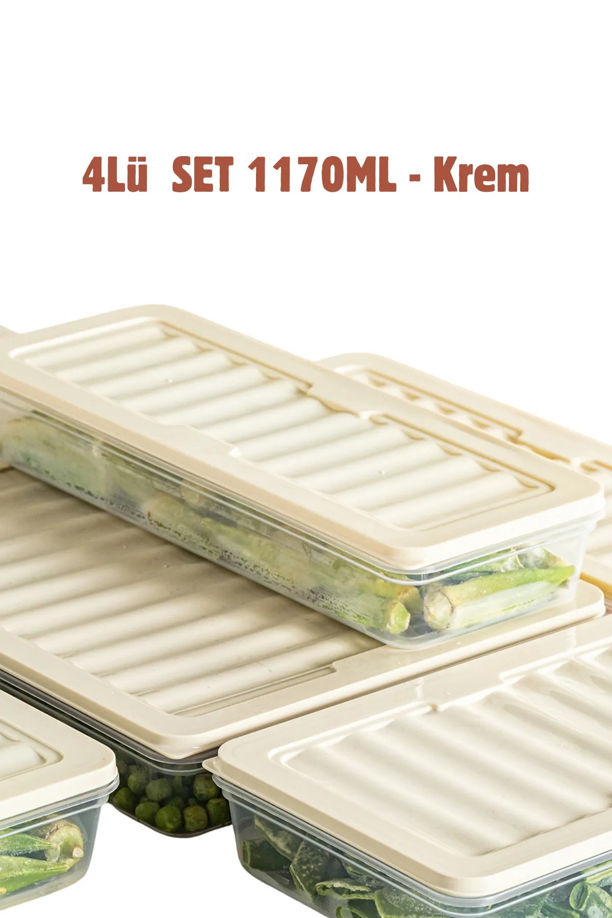 FreshBox Buzdolabı & Buzluk Düzenleyici Saklama Kabı 4lü 1170ml Set FreshBox Buzdolabı & Buzluk Düzenleyici Saklama Kabı 4lü 1170ml Set