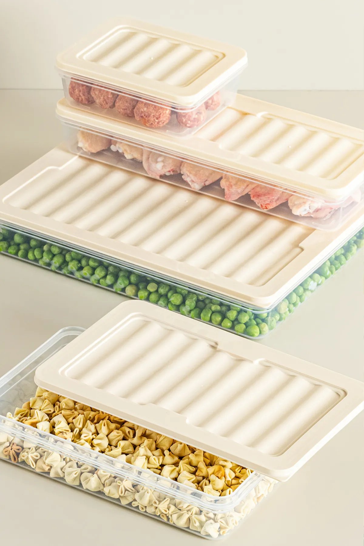 FreshBox Buzdolabı & Buzluk Düzenleyici Saklama Kabı 4lü 1170ml Set FreshBox Buzdolabı & Buzluk Düzenleyici Saklama Kabı 4lü 1170ml Set