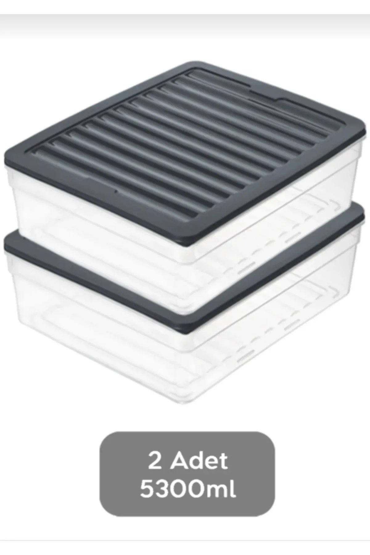 Saklama Kabı Buzdolabı Düzenleyici 5300 ml 2 Adet Saklama Kabı Saklama Kabı Buzdolabı Düzenleyici 5300 ml 2 Adet Saklama Kabı