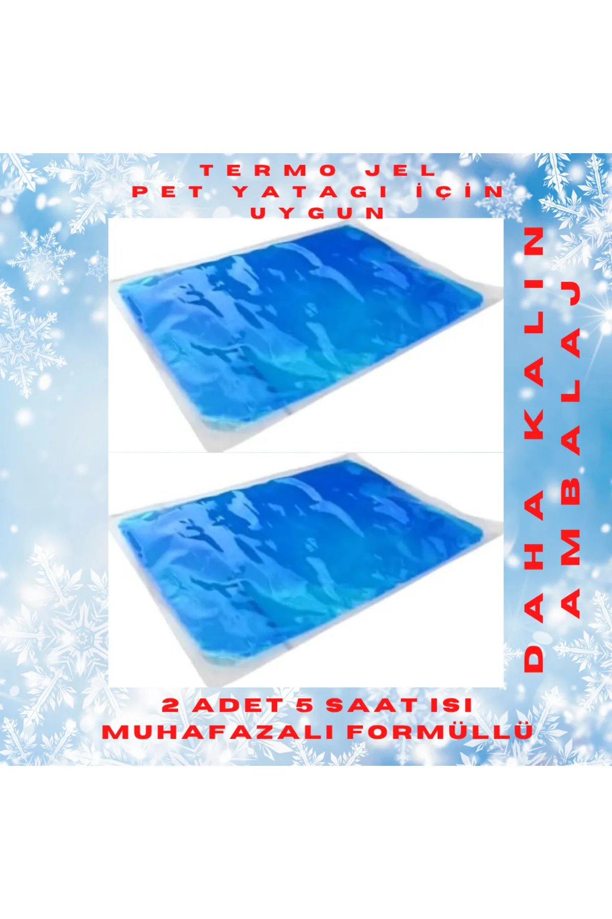 Soğuk Sıcak Jel Kompres Termojel 26x35 Cm 5 Saat Isı Koruması Soğuk Sıcak Jel Kompres Termojel 26x35 Cm 5 Saat Isı Koruması